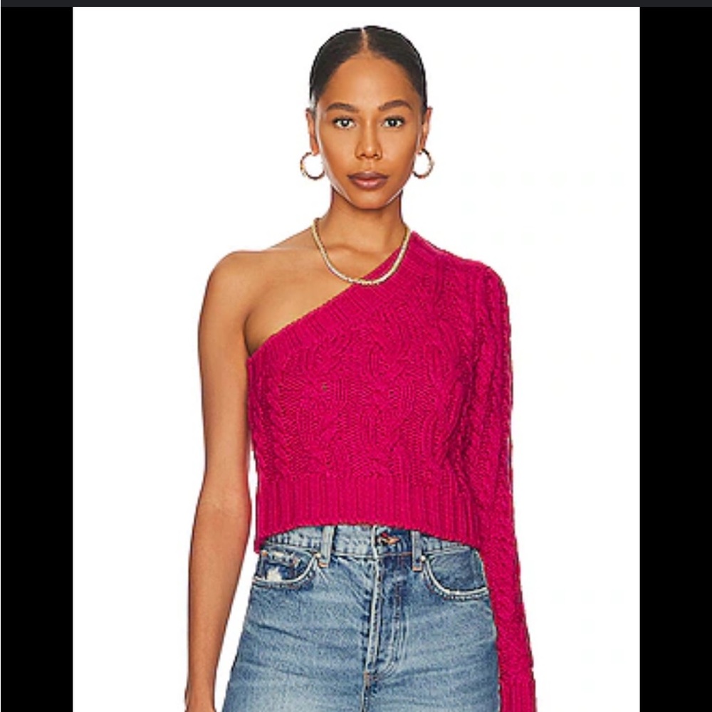 For Love & Lemons Knit Cropped Sweater